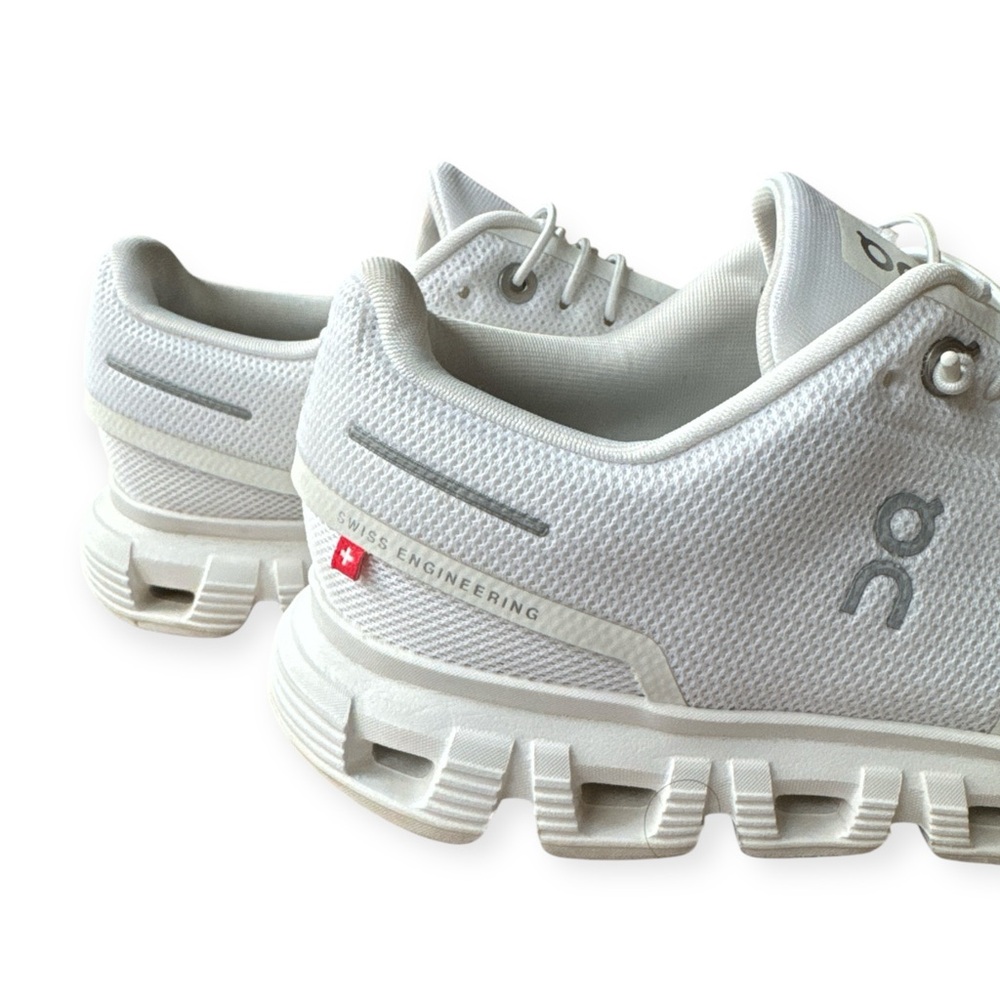 On Running Women’s White Athletic Sneakers - Picture 2 of 8